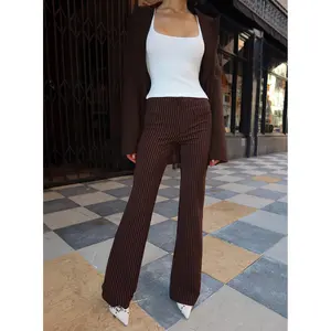 Sportia Flare Pants Brown