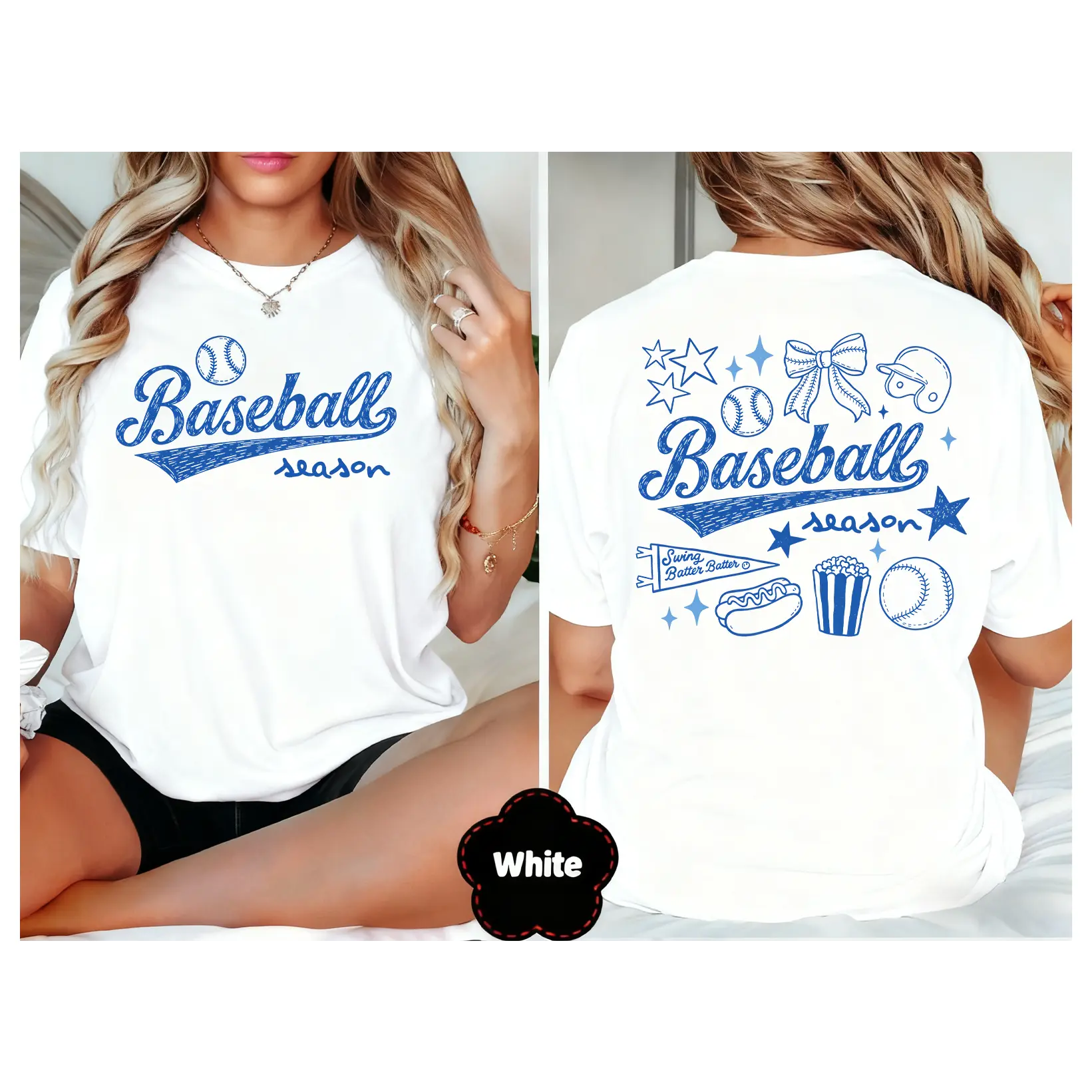 ⚾️   Unisex Baseball Season Retro T-Shirt, Vintage Style Baseball Design Graphic Shirt for Sport Lover, Trendy Baseball Mom Tee