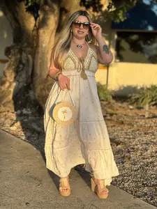 Layla Backless Boho Maxi Dress