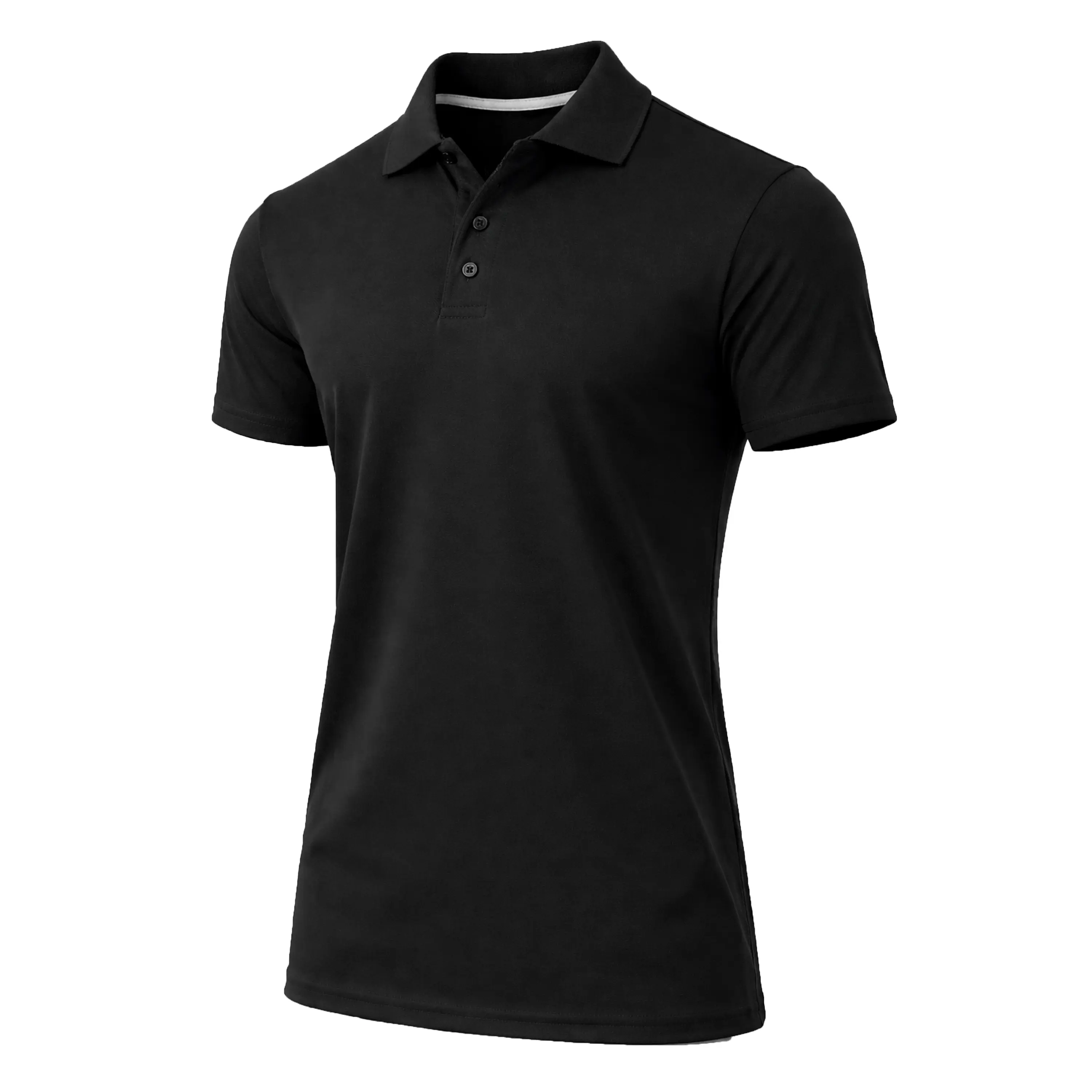 Men's Dry Fit Classic Collar Moisture-Wicking Fabric Polo Shirt Menswear