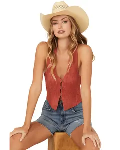 Free People Women's Women'S Seascapes Knit Vest - Ob1661113