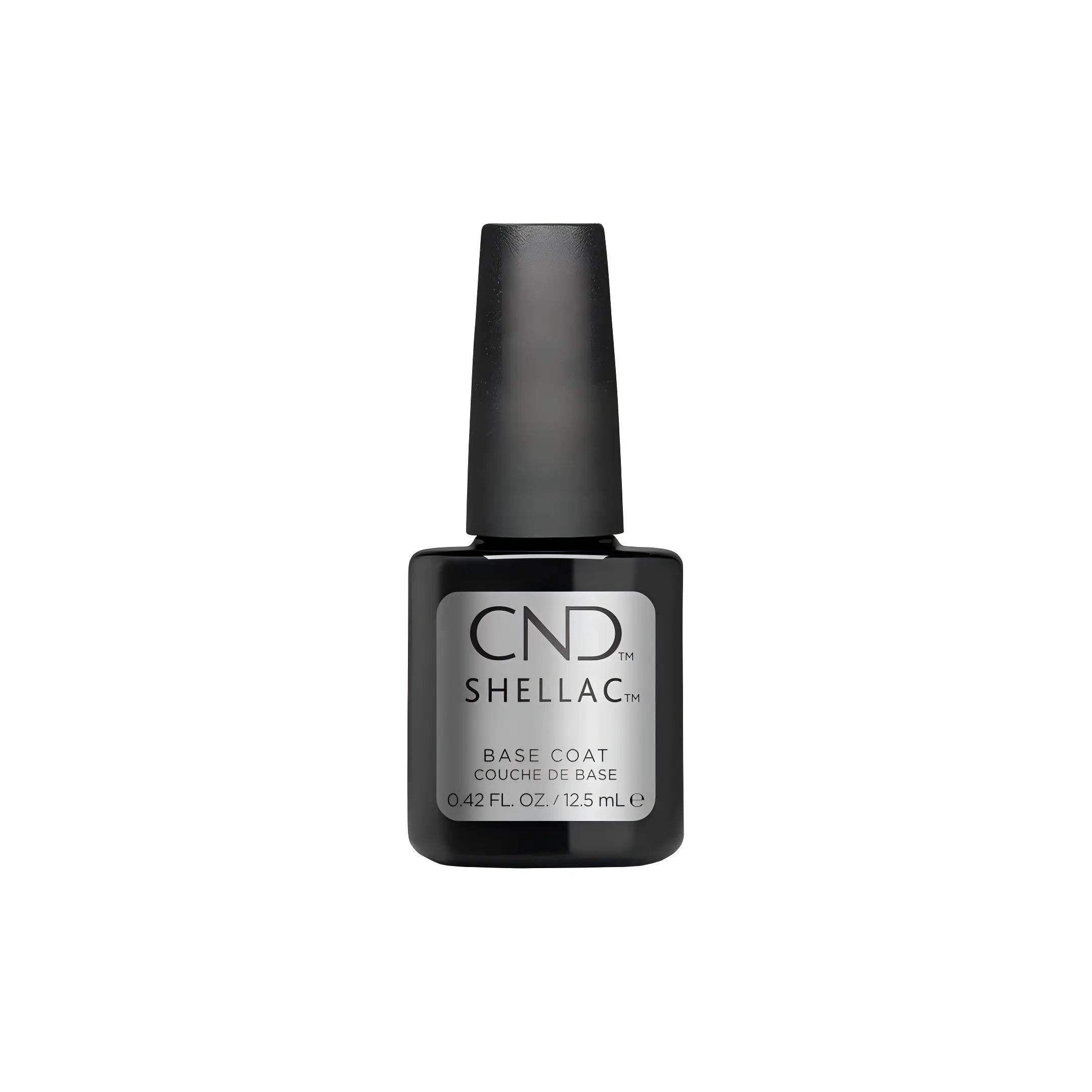 CND Shellac Base Coat, Easy Apply Flawless Foundation for a Youthful Manicure, Smooth Finish Nail Polish, 0.42oz Single Bottle, Shellac Nails, Butyl Acetate, Single Item