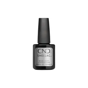 CND Shellac Base Coat Nail Gel Polish, 0.42oz Single Item, Easy-Apply Formula, Smooth Flawless Finish, Manicure Nail Care Product