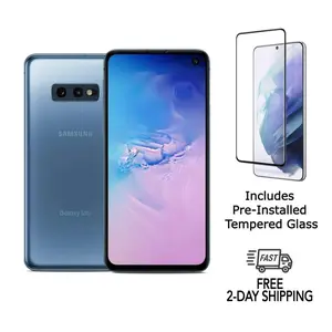 Refurbished Samsung Galaxy S10e G970U (Fully Unlocked) Excellent Condition with Pre-Installed Tempered Glass & 1 Year Warranty