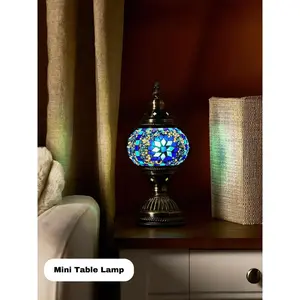 Mini Table Lamp Homekit - Easy to Follow Instructions - Unique Home Decor - Turkish Mosaic Lamp 