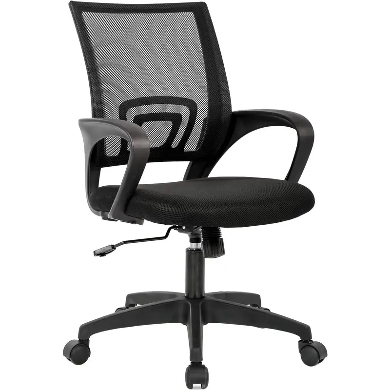 FDW Home Office Chair Ergonomic Desk Chair Mesh Computer Chair with Lumbar Support Armrest Executive Rolling Swivel Adjustable Mid Back Task Chair for Women Adults
