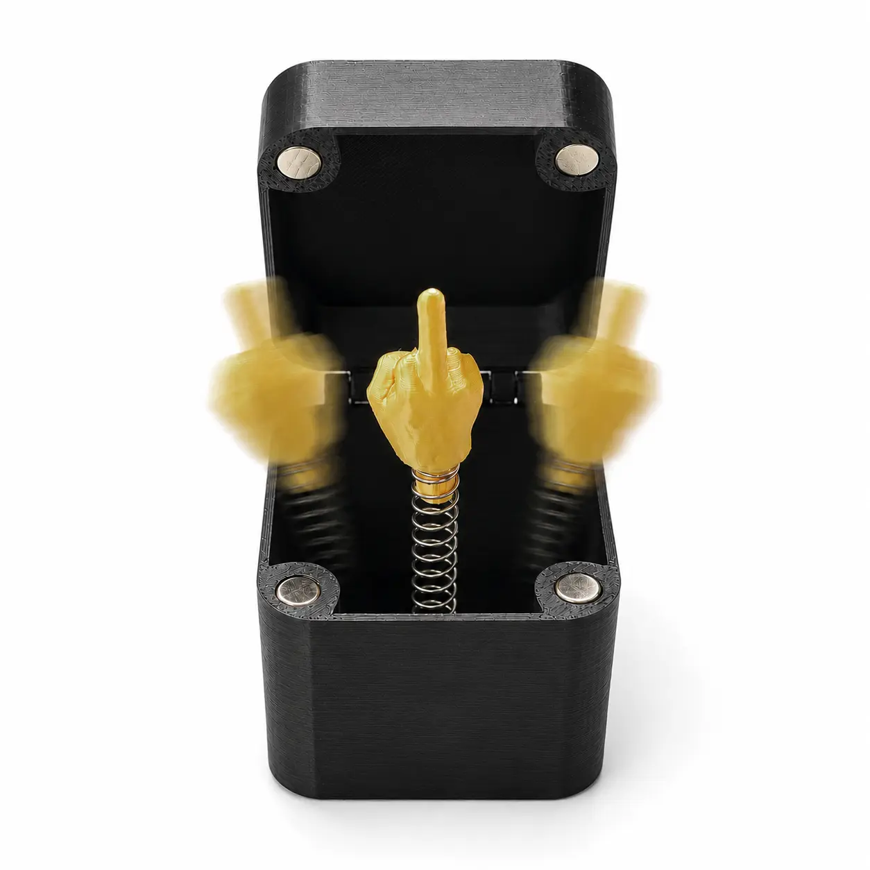 3PC-Viral "Just For You" Prank Box - Spring-Loaded Middle Finger Gag Gift