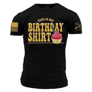 This Is My Birthday Shirt T-Shirt - Black
