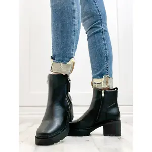 Corkys Up To No Good Booties In Black Smooth