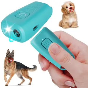 Stop Dog Barking Fast & Safely, Ultrasonic Bark Deterrent for Indoor Outdoor Use, Anti Barking Device for Dogs with 4 Modes, 50ft Range, Easy to Use No Bark Device for a Quieter Home