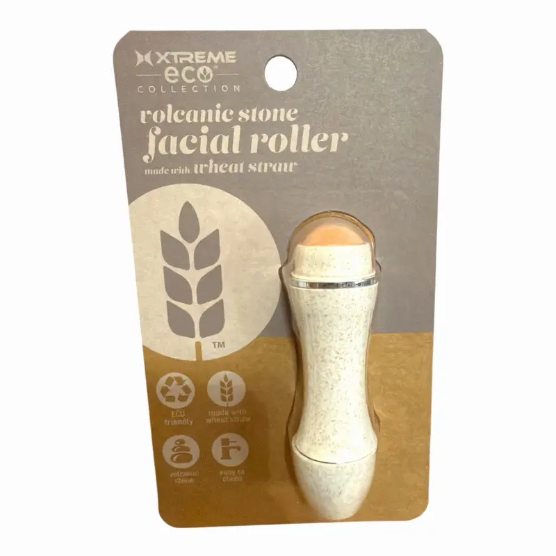 1x Volcanic Stone Face Roller - Oil-Absorbing Beauty Tool