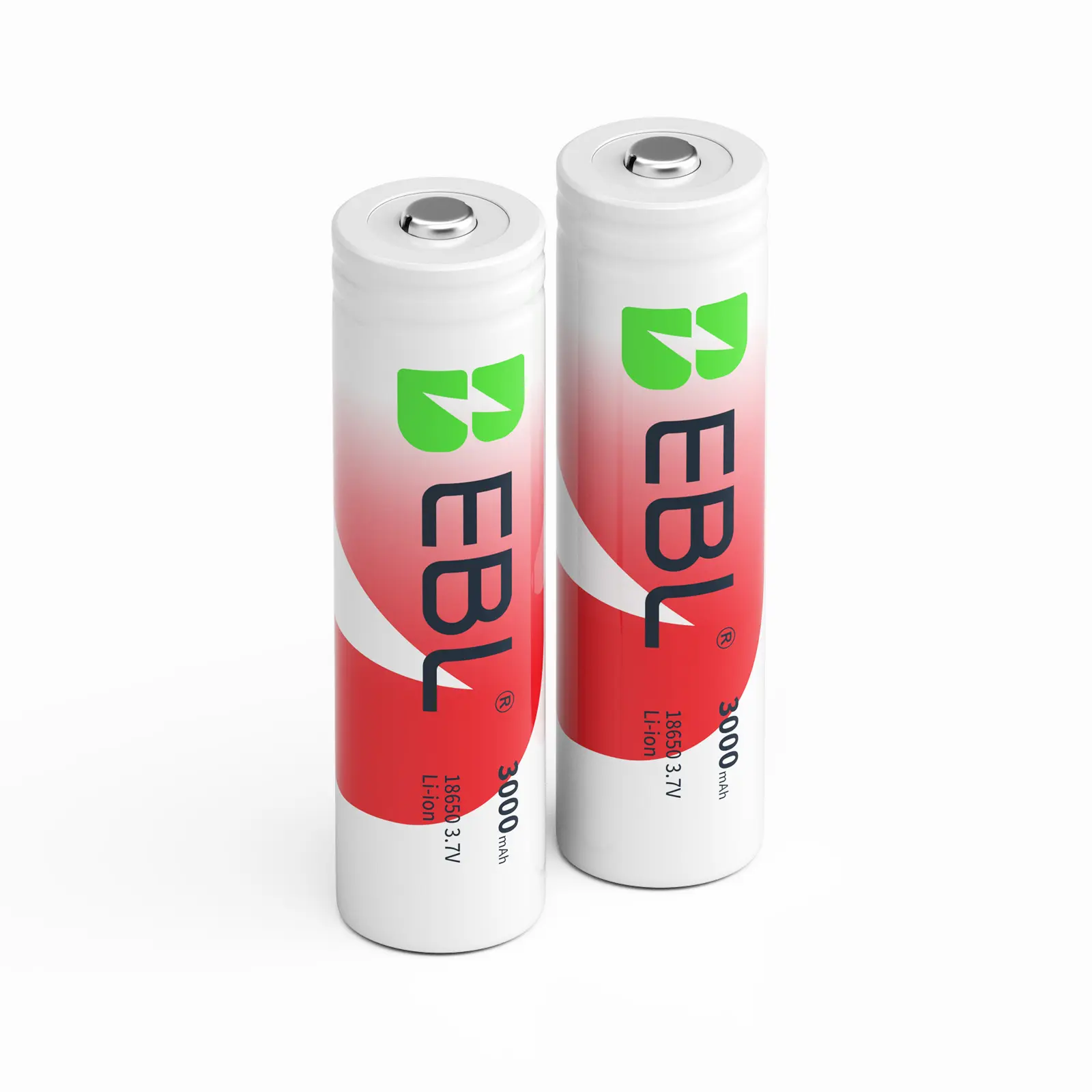 EBL 18650 Lithium Rechargeable Batteries, 3000mAh Protected Button Top for Mobile Phone Accessories Power Banks, Lithium Batteries