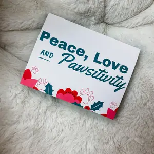 Pawsitivity Christmas Cards - pack of 5