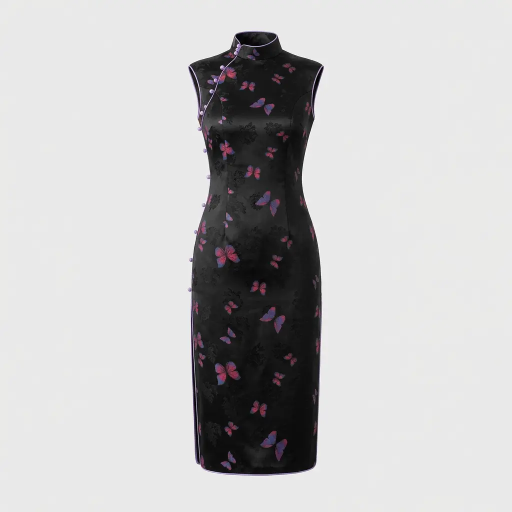 Weaver of Butterfly Dreams QiPao/Cheongsam