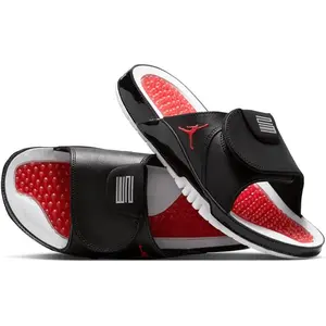 Men's Jordan Hydro XI Retro Black/White-Gym Red (FN2452 006)