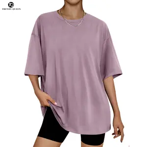 Trendy Queen Womens Fashion Workout T Shirts Athletic Plus Size Tops Summer Trendy Clothes 2025 Short Sleeve Spring Tee