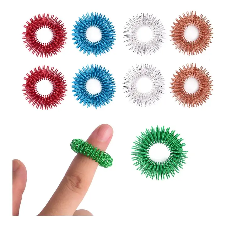 Special Supplies Spiky Acupressure Rings (Pack of 10)