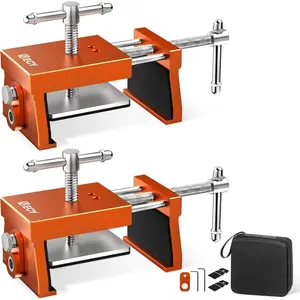 Cabinet Clamps 2 Pack - Cabinet  Frame Alignment Tool,Anodized  Alloy, Professional Installation Clamps for Woodworking & DIY Projects