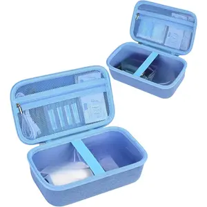 Portable Asthma Inhaler & Spacer Carrying Case| Hard EVA Protective Travel Bag for Kids & Adults Waterproof Bible with Tabs Transparent