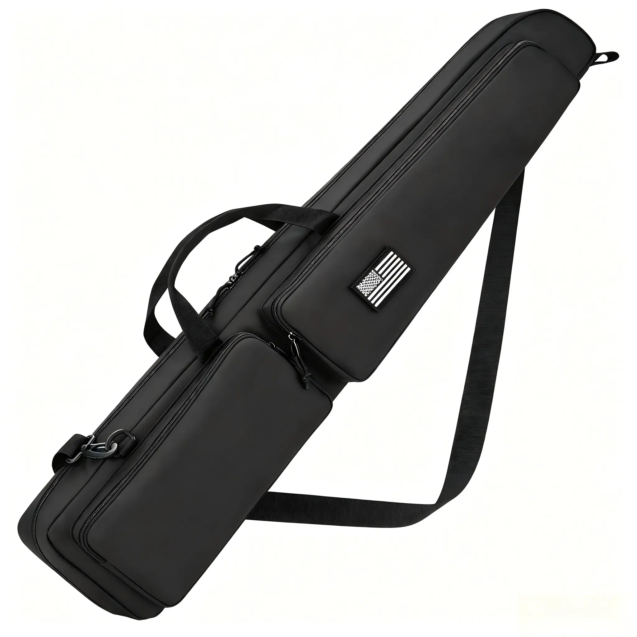 42" Long Soft Hunting Storage Case | Water Resistant Hunting Gear Bag, Dual Gear Compartments & Front Accessory Pockets