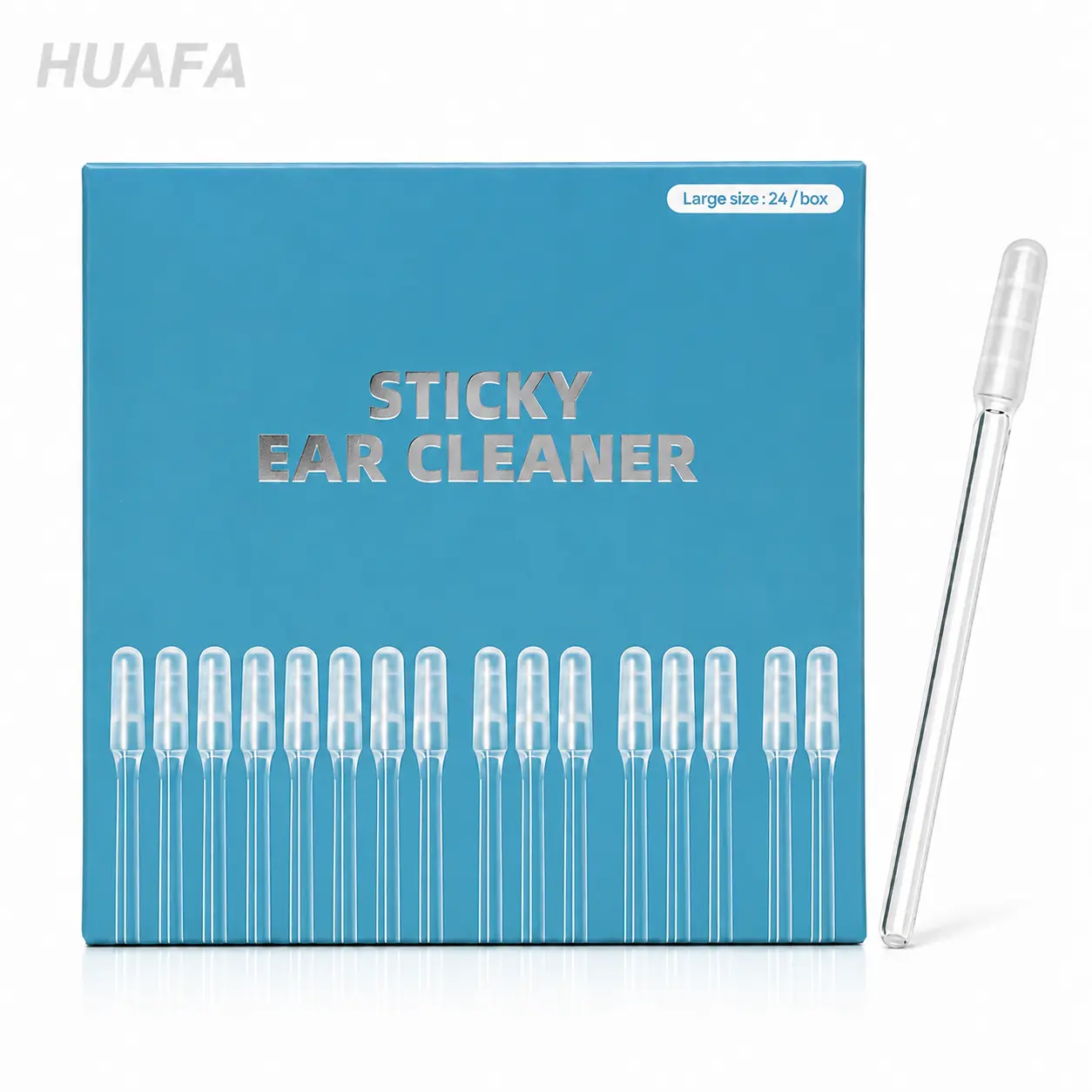 Reusable Sticky Ear Cleaning Stick with a Soft Adhesive Tip for Dry Earwax, Gentle Cleaning Design, Portable Ear Cleaner & Ear Care Tool.