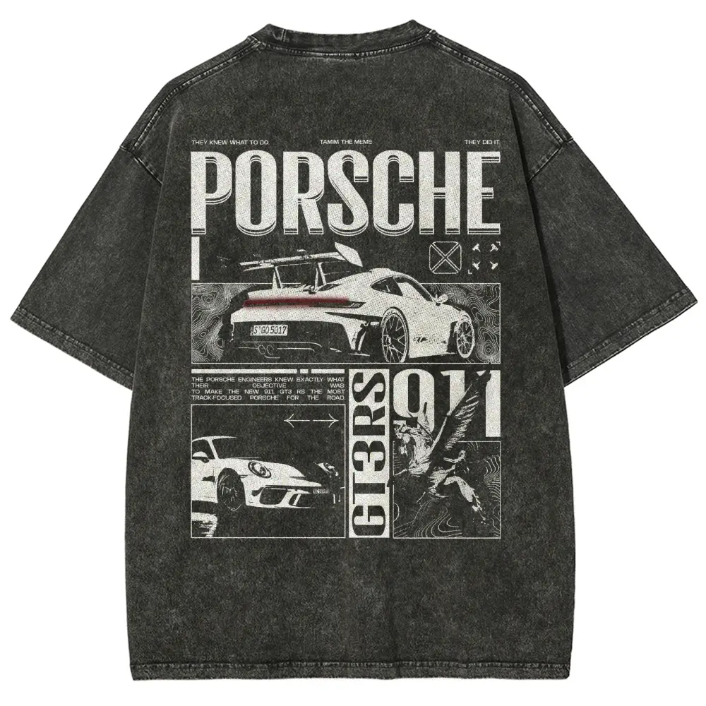 911 GT3RS Unisex Fit Washed T-Shirt,back to school,back to school shopping