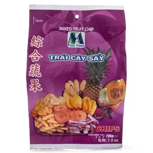 Trai Cay Say Mix Fruit Chips 150 g Crunchy Crispy Natural