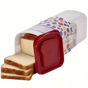 bread box, toast storage container, with leak-proof lid, large capacity bread storage box, food sealing box, Food Sealing Containers, kitchen organization and storage, suitable for camping