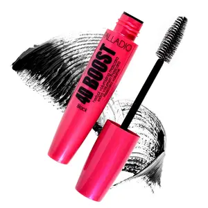 Palladio 4D Boost Volumizing Mascara - Soft Bristle Jumbo Brush for Unmatched Volume & Nourishment - Cruelty-Free & Paraben-Free - Makeup