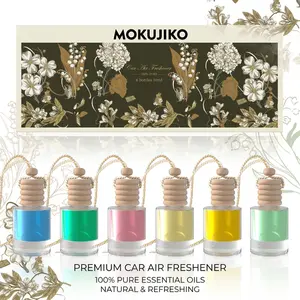 6-piece set of car aromatherapy essential oils - natural essential oils, long-lasting and durable, can be used in cars and homes, and are gifts for boyfriends and girlfriends during Christmas, Valentine's Day, and New Year,