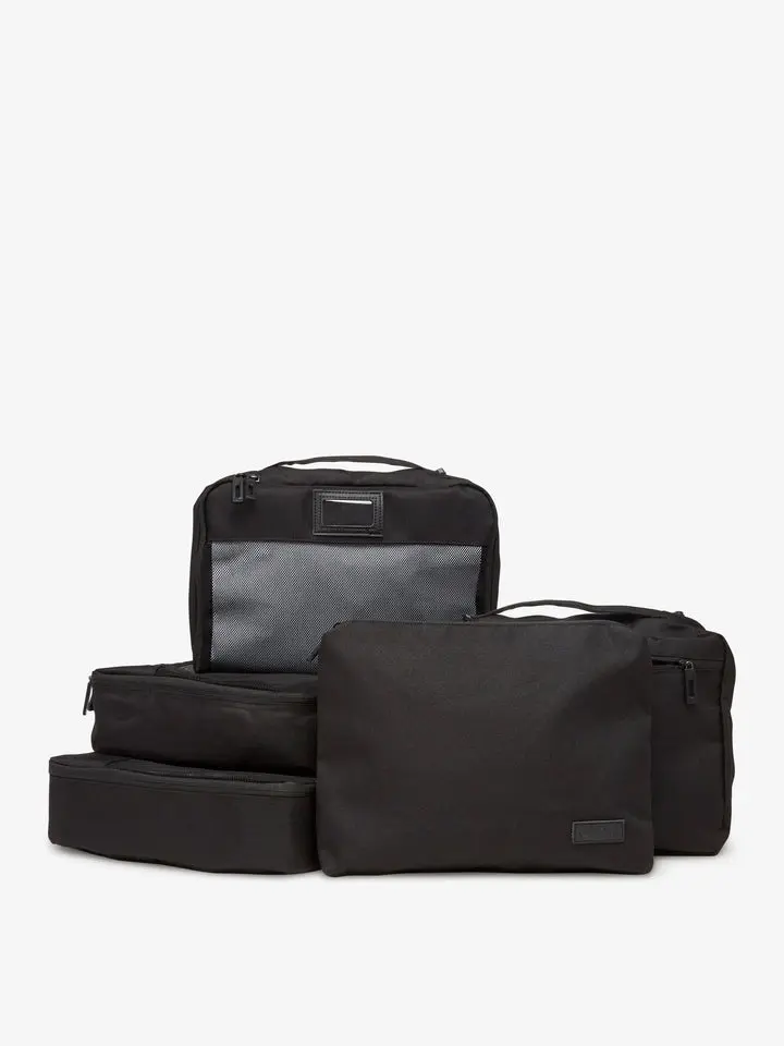 Calpak Packing Cubes Set 5 Pieces Durable Lightweight Water Resistant Pouch for Travel Organization