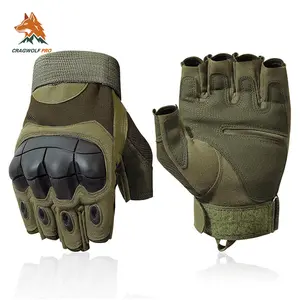Outdoor Fingerless Gloves for Men - Driving Hiking Biking Motorcycle Tactical with Reinforced Palm & Knuckle Protection antislip gloves grip boost gloves half finger glove outdoor sport glove protective glove