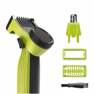 Adjustable Trimming Comb for Single Blade Razor, Small T-Shape Blade Guide Set, Includes Nose Hair Replacement Heads, Basic Shaving Grooming Tool, Multifunctional Shaving Head