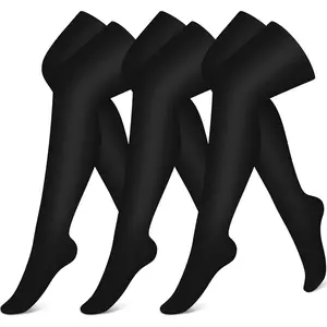 KING Compression Socks (3 Pairs) Knee High Compression Sock for Women & Men Stockings for Running, Cycling,Athletic