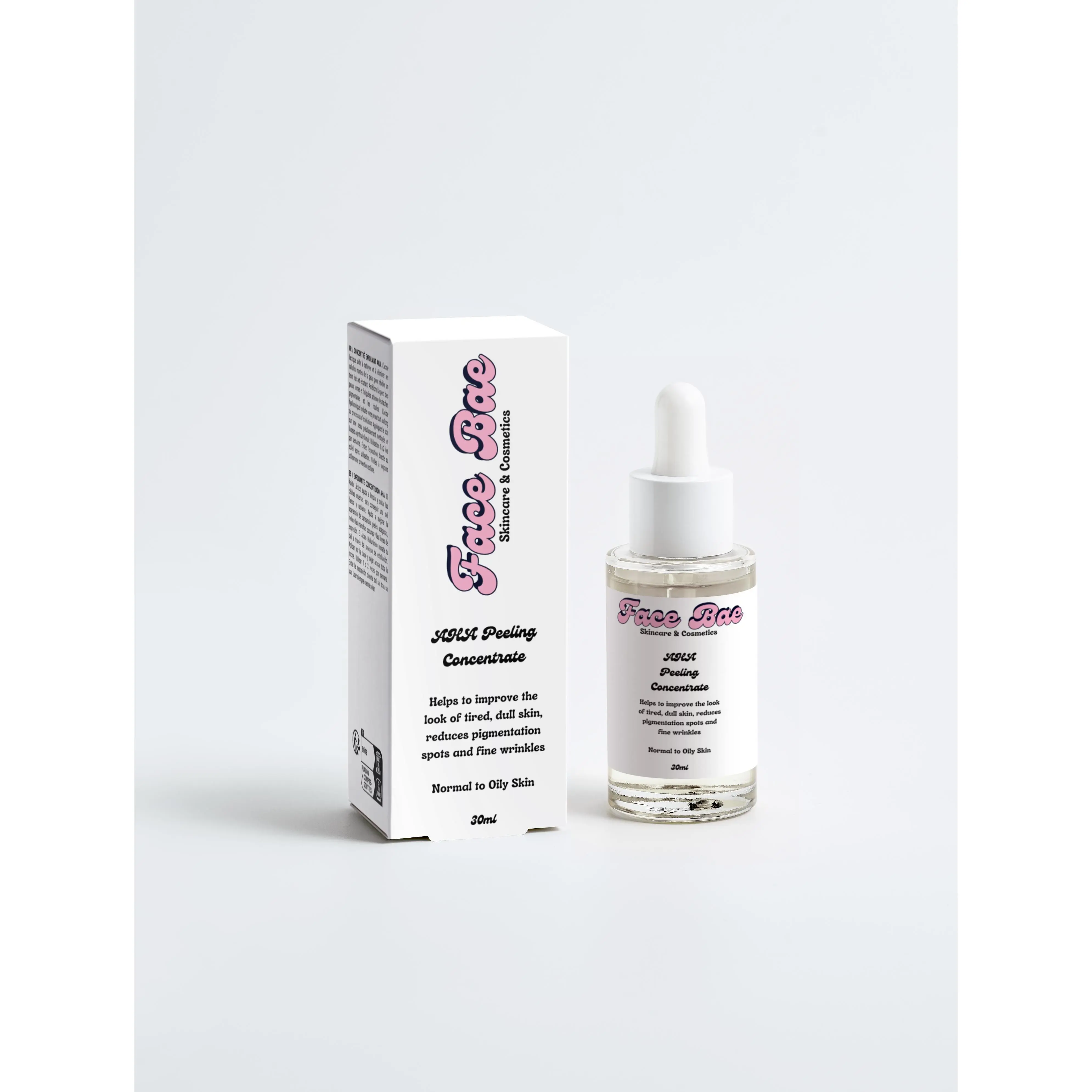 AHA Peeling Concentrate Serums for Pigmentation Skin Repair - Skincare Treatment for Brightening and Reducing Dark Circles