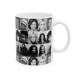 Real Housewives Mugshots Ceramic Mug 11oz/ Mug 15oz Bravo TV/ Bravo Coffee Mugs/ Bravo gifts/ housewives party/ bravo themed
