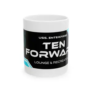 Star Trek Mug -> Ten Forward Trekkie Gift Mug: Star Trek TNG Tea & Coffee Cup  (11/15oz)