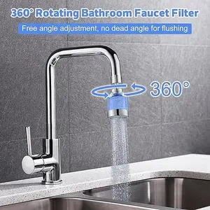 360° Rotating Faucet Water Filter - Kitchen Tap Purifier, Strong Filtration, Fits Most Faucets