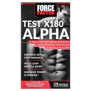 Force Factor Test X180 Alpha®, 120 Capsules