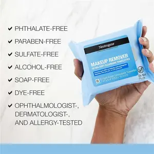 Neutrogena Makeup Remover Wipes, Ultra-Soft Cleansing Facial Towelettes for Waterproof Makeup, Alcohol-Free, Plant-Based, Twin Pack, 25 Count (Pack of 2) Gentle Daily Oil Smooth Cosmetic Cleanser