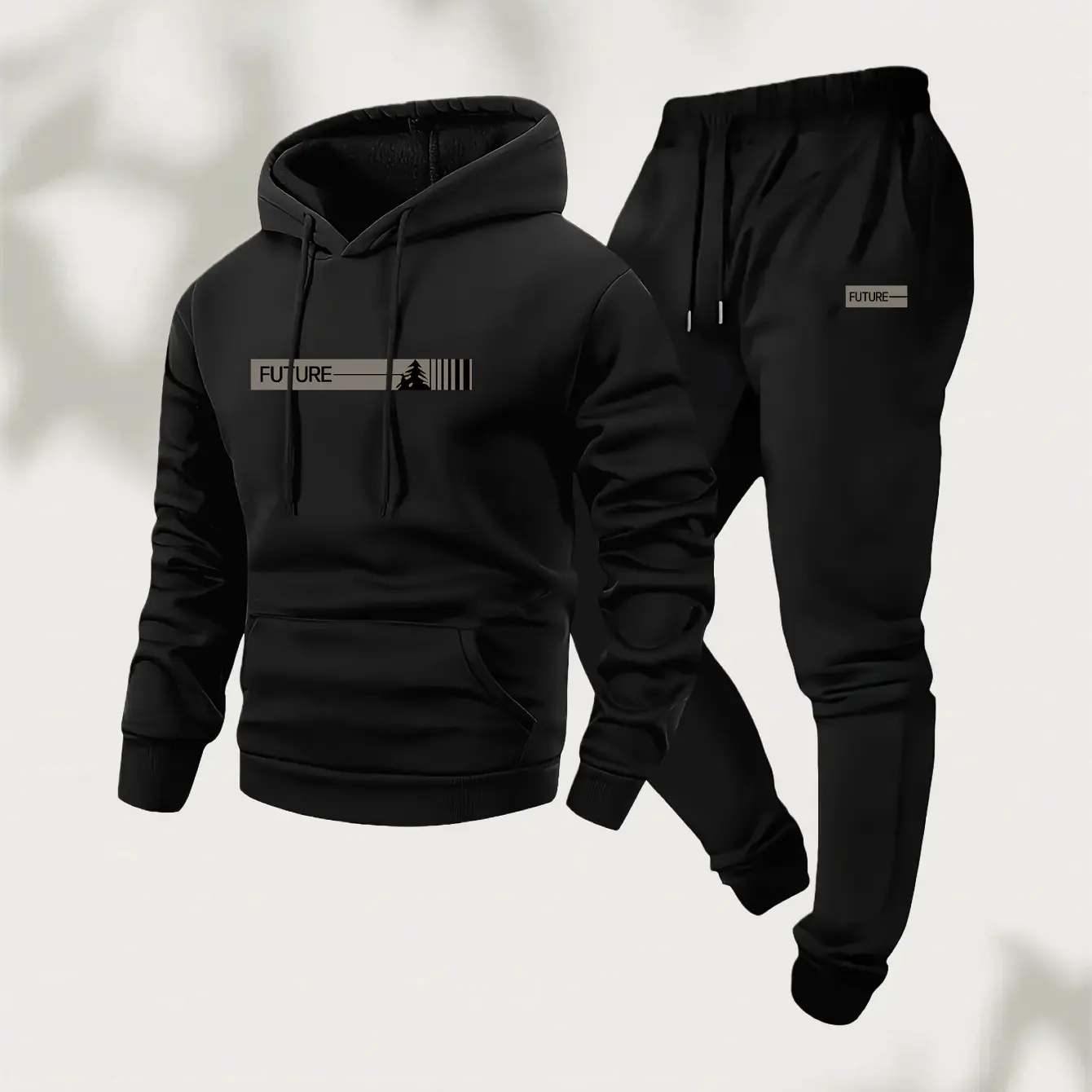 Men's two-piece suit, casual round neck long-sleeved hooded sweatshirt and sweatpants set, suitable for winter and autumn, sportswear set, sweater hooded sweatshirt, sweatshirt, sweatpants, hooded sweatshirt, jogging pants, pants, hoodie, sweatshirt fashi