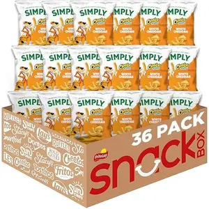 Simply, Cheetos Puffs White Cheddar, 0.875 Ounce (Pack of 36)