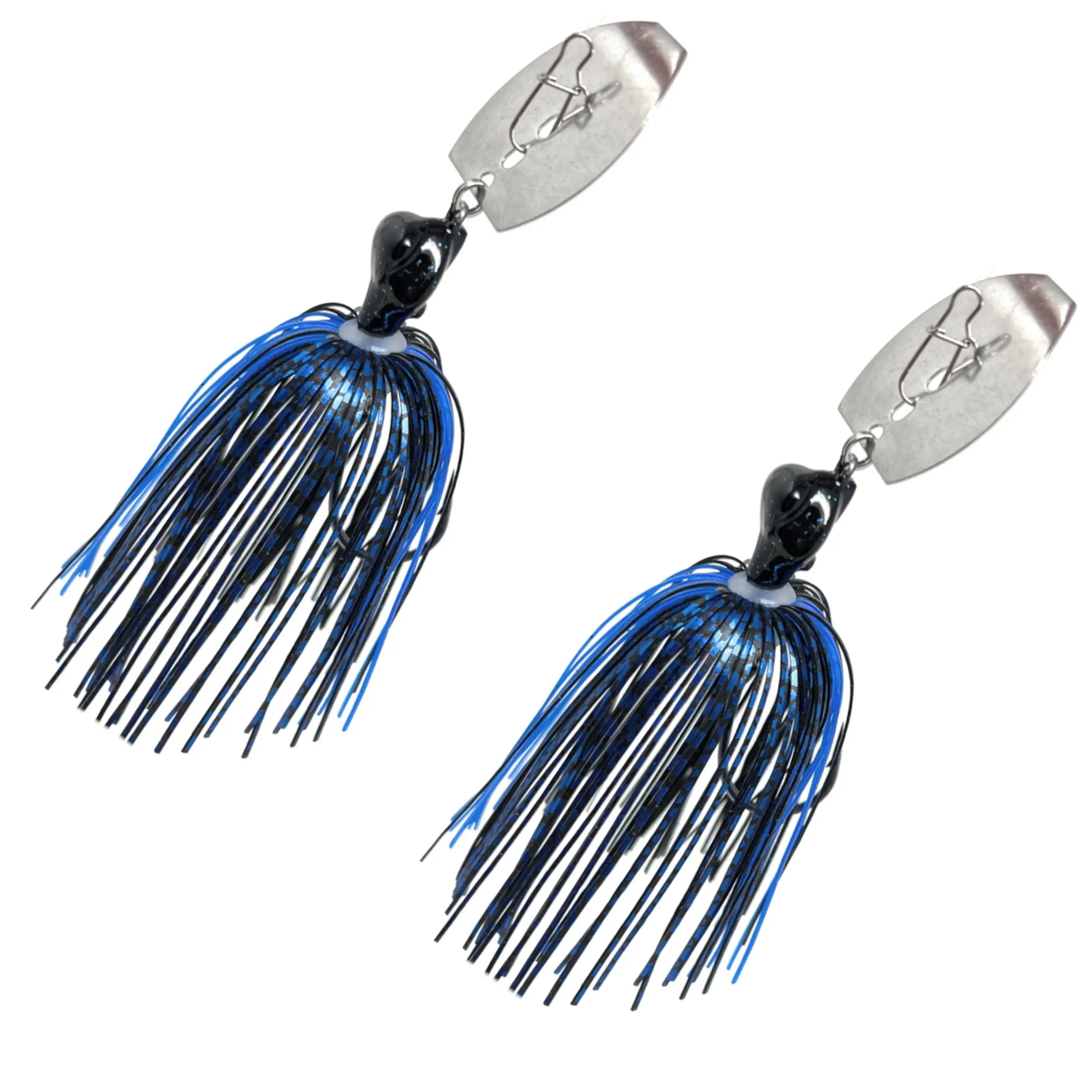 Reaction Tackle Tungsten Breaker Blade Jig Lures (2-Pack) - Vibrating Bladed Fishing Jigs for Bass, Artificial Fishing Lure, Pb&J, Bass Fishing Lures