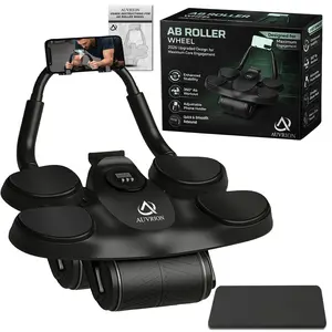 2026 Upgraded Ab Roller Wheel - Enhanced Design for Fitness Enthusiasts Compact & Versatile for Core Exercises Home or Gym Use