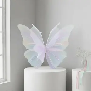 3D Butterfly Wall Decoration, Large Multicolor Artificial Butterfly, Event & Party Decor for Weddings, Baby Showers & Birthdays