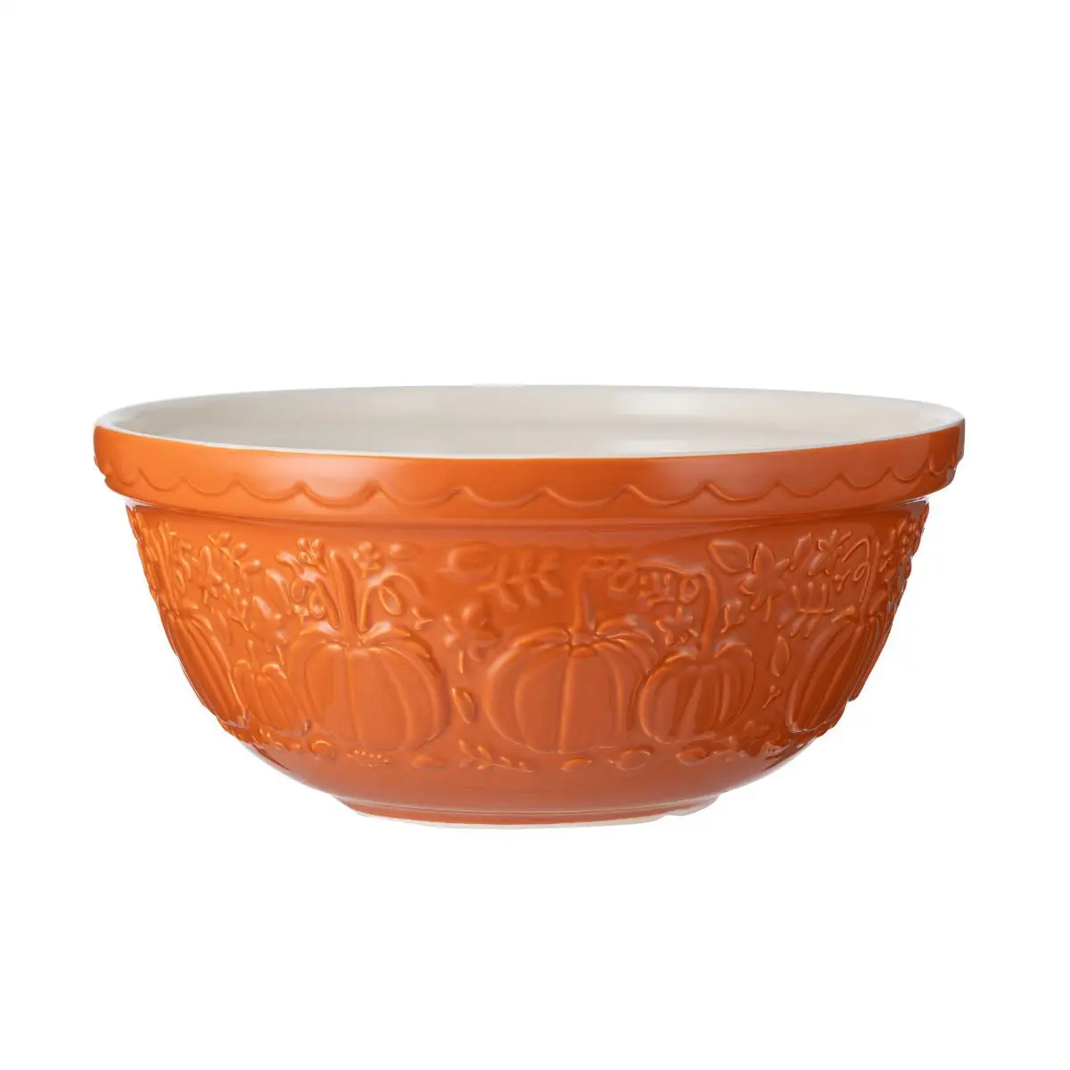 Mason Cash S12 (4.25 Qt) Mixing Bowl | Pumpkin Patch (Persimmon)