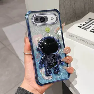 1 Piece Cute elements Suitable For Pixel 9 With Stylish And Stand Flexible Pixel 9/9A/9 Pro XL/9 Pro Protective Phone Case Cover Perfect For Daily Use