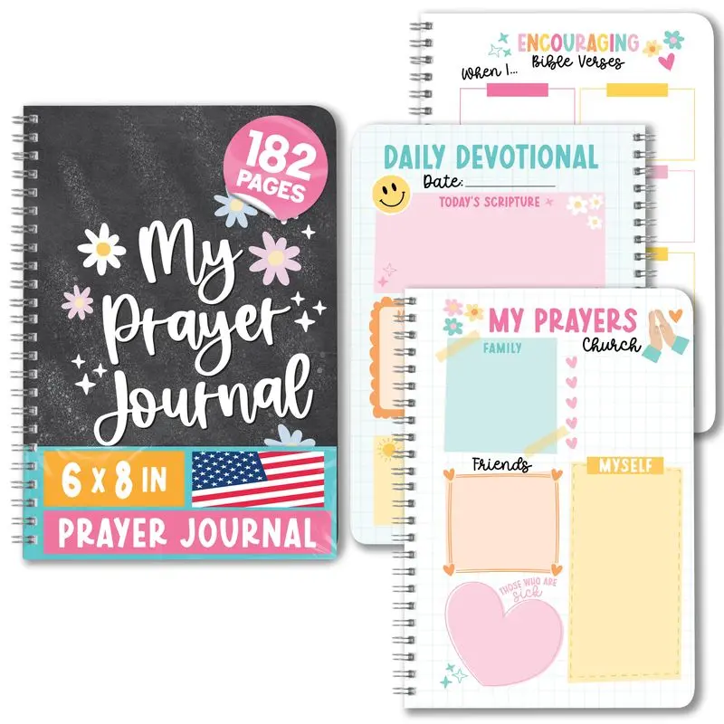 Guided Prayer Journal for Women - Daily Devotional Christian Notebook, Bible Journaling, Beige Religious Gifts & Men's Devotional Journal, Weekly Prayer and Bible Study Journal