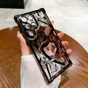 Fashion C-Coraline Phone Case Suitable for Samsung Galaxy S26 S25 S24 A37 A57 A17 A07 A56 A26 A36 A55 A35 A06 A16 A05 A14 A24 A34 A54 A15 A05s A04e A25 S23 S22 S21 S20 FE Ultra Plus Edge 4G 5G Anti Fall Matte Back Cover