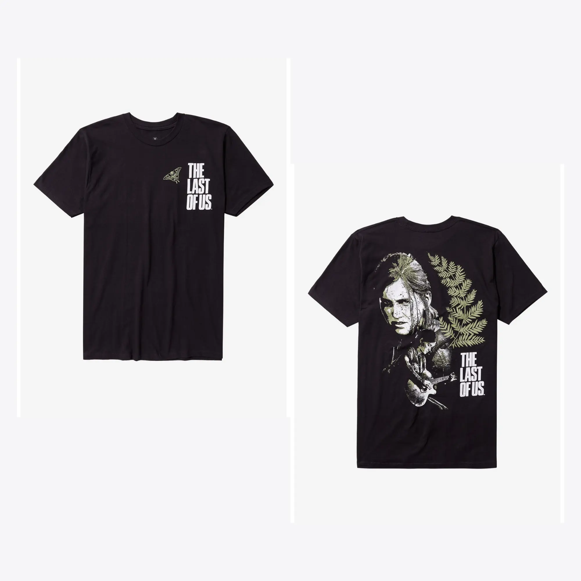 The Last Of Us Ellie Fern Two-Sided T-Shirt, HBO Series Infected Survivor Merch, Post-Apocalyptic Gaming Graphic Tee, Firefly Logo Fan Gift